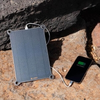 Tragbares Outdoor-Solarpanel 5W mit USB-Anschluss