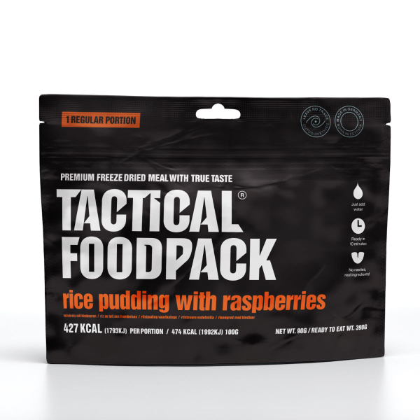 Milchreis mit Himbeeren gefriergetrocknet von Tactical Solution