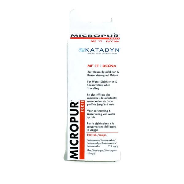 meSoigner - Micropur Forte Mf1 Comprimés Antiseptique Désinfectant Eau B/100