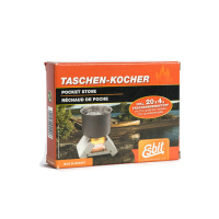 Taschenkocher -  inkl. 20x4g Trockenbrennstoff